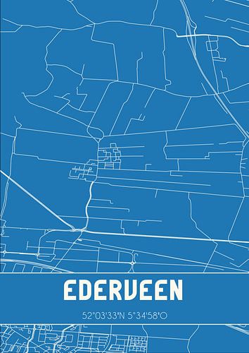 Blaupause | Karte | Ederveen (Gelderland)