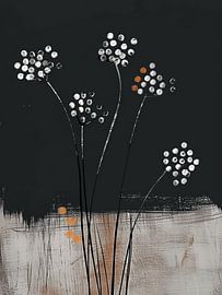 Hippe Illustration im japanischen Stil von Japandi Art Studio