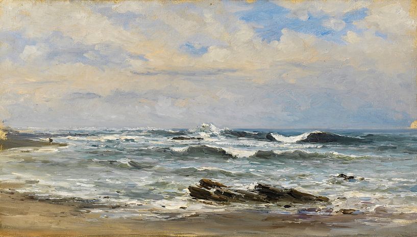 Carlos de Haes-Zeegolven, Antique Landscape by finemasterpiece