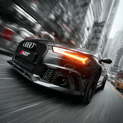 black Audi RS6 by PixelPrestige
