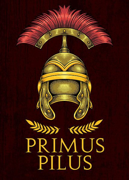 Primus Pilus - Hoogst geplaatste centurio van het Romeinse legioen van Pixelbull Design