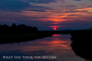 what you think you become by Hans de Waay