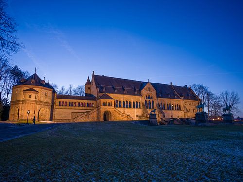 Goslar - Keizerlijk Paleis bij nacht