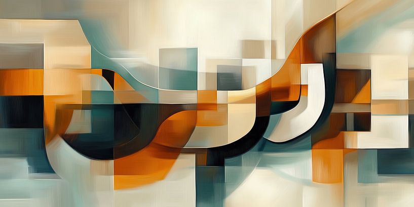 Modern abstracte vormen van Bert Nijholt
