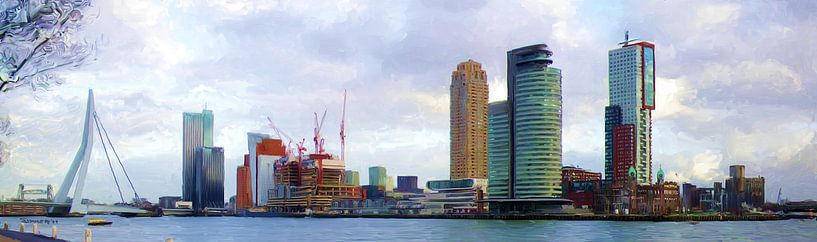 Kop van Zuid by Frans Jonker