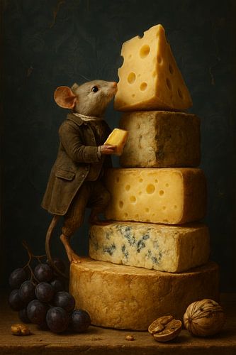 La souris victorienne escalade la tour du fromage - Nostalgie ludique