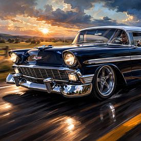 Schwarzer Straßenkreuzer von DeVerviersBelgium