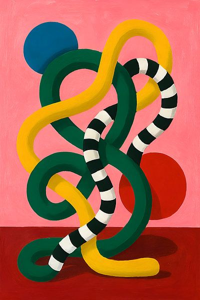 Abstract schilderij. van Johannes