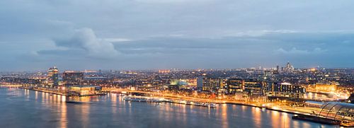 Skyline Amsterdam by Peter Bartelings