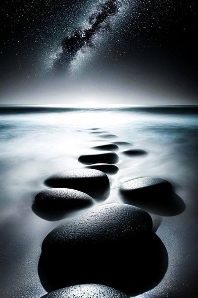 Chemin mystique vers les étoiles par Art & Soul Creations