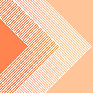 Abstrakte Retro Geometrie Warm Beige