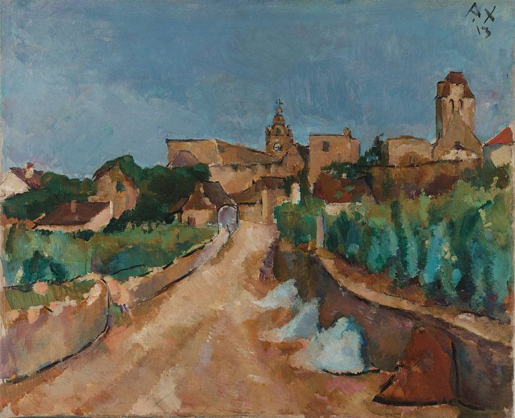 Anton Faistauer, Road towards Dürnstein, 1913 by Atelier Liesjes