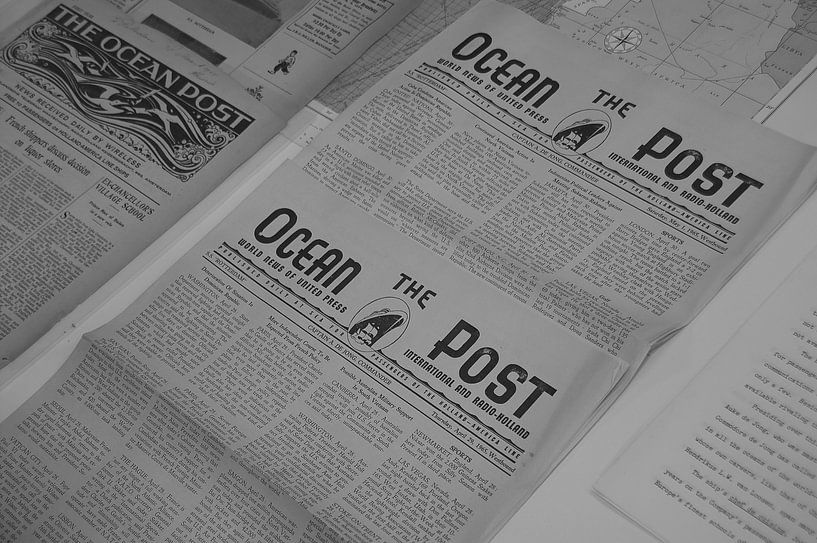 Ocean Post black and white by Europhoto Netherlands