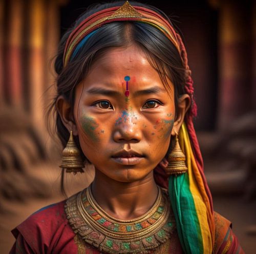 Mädchen in Myanmar