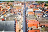 Over the city
