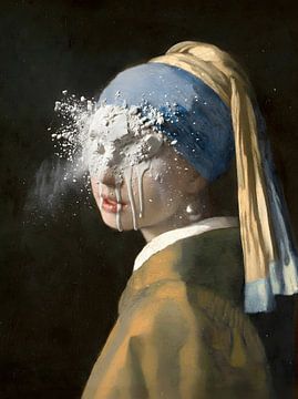 „Das Mädchen mit dem Perlenohrring“ von Vermeer, „Pulverexplosion“ von OEVER.ART