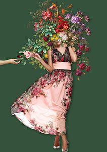 Happy Flower van Gisela- Art for You