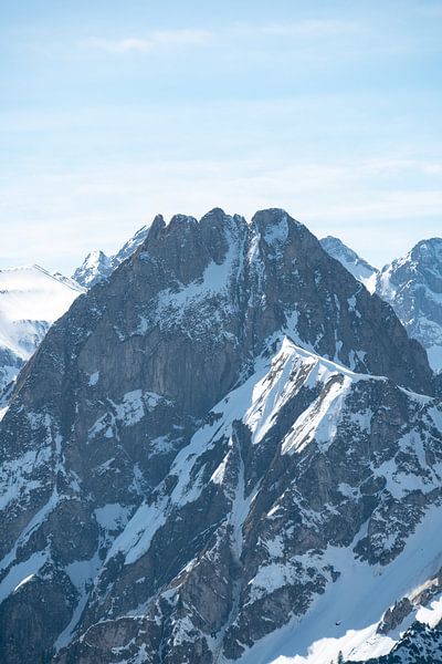Höfats in the Allgäu in winter by Leo Schindzielorz