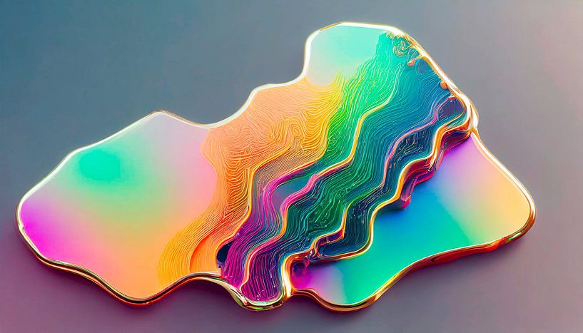 Mallen met golven ontwerpen van Mustafa Kurnaz