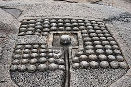 Die heiligen Lingas von Hampi von Frank Photos