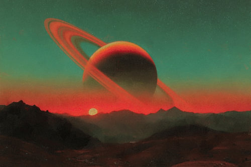 Otherworld Landscapes IV — Ringed Planet