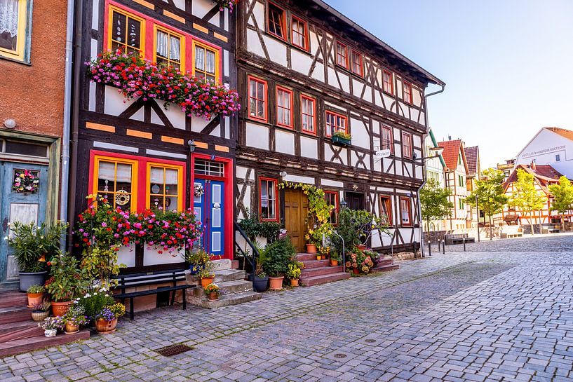 Late summer walk through the romantic half-timbered town of Schmalkalden - Thuringia by Oliver Hlavaty