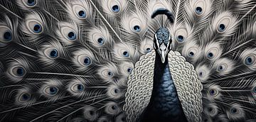 Birds: Peacocks by Blikvanger Schilderijen