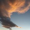 Wandel der Wolken am Abendhimmel 1 von Adriana Mueller