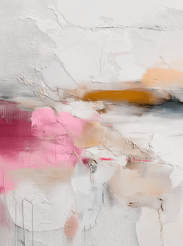 Sanfte Farbbegegnung in Pastell