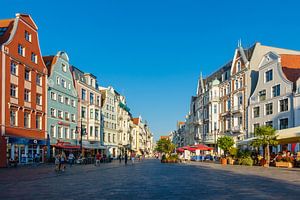 Blick über die Kröpeliner Straße in Rostock