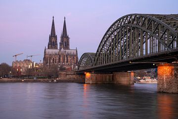 Rhein in Köln, Deutschland