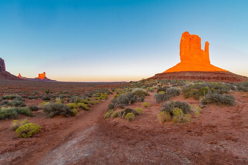 Coucher de soleil à Monument Valley par Easycopters