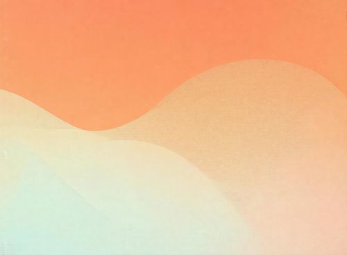 Motif abstrait de vagues colorées