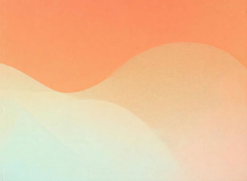 Abstract Colourful Wave Pattern by Modern Collection