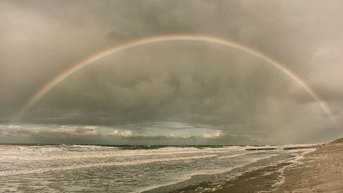rainbow at oostkapelle zeeland