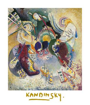 Naamloos door Wassily Kandinsky van Peter Balan