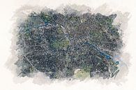 Map of Berlin and surroundings by Aquarel Creative Design thumbnail