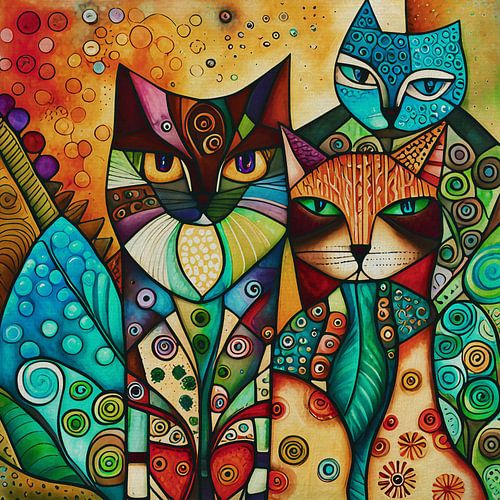 Knuffelen met katten