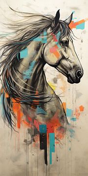 Horse Portrait by De Mooiste Kunst