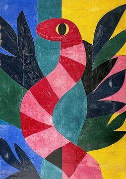 Under the spell of splendour: a snake in full beauty
