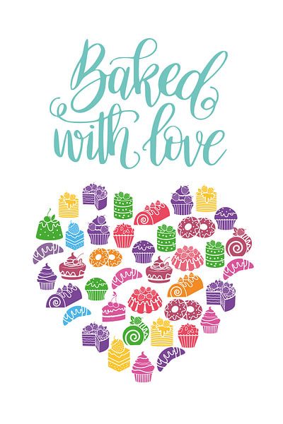 Baked with Love by Harry Hadders Design