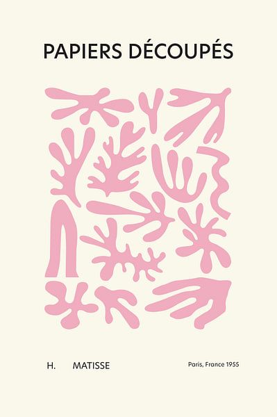 Matisse III - Pink by Walljar