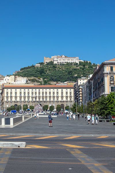 Neapel - Piazza Municipio und Castel Sant’Elmo von t.ART
