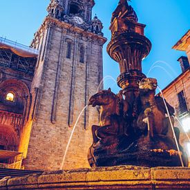 Santiago de Compostela - Fonte dos Cabalos van Alexander Voss