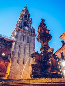 Santiago de Compostela - Fonte dos Cabalos van Alexander Voss