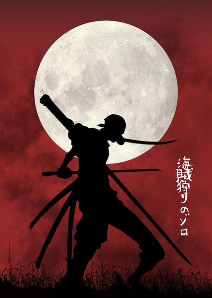 Roronoa Zoro Moonlight by Vicky Hanggara