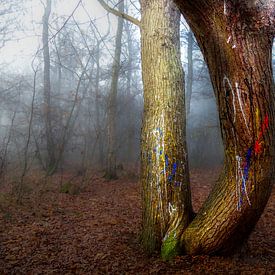 Bemalter Baum von Joris Pijper