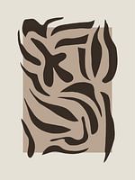 Formes - collection de formes - chocolat et taupe
