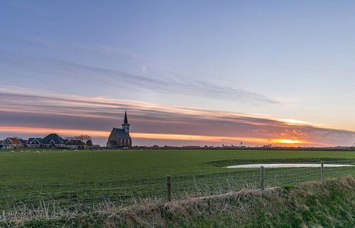 Den Hoorn Texel Zonsondergang