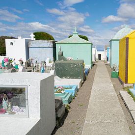 Friedhof in Puerto Natales von Gijs Kornmann